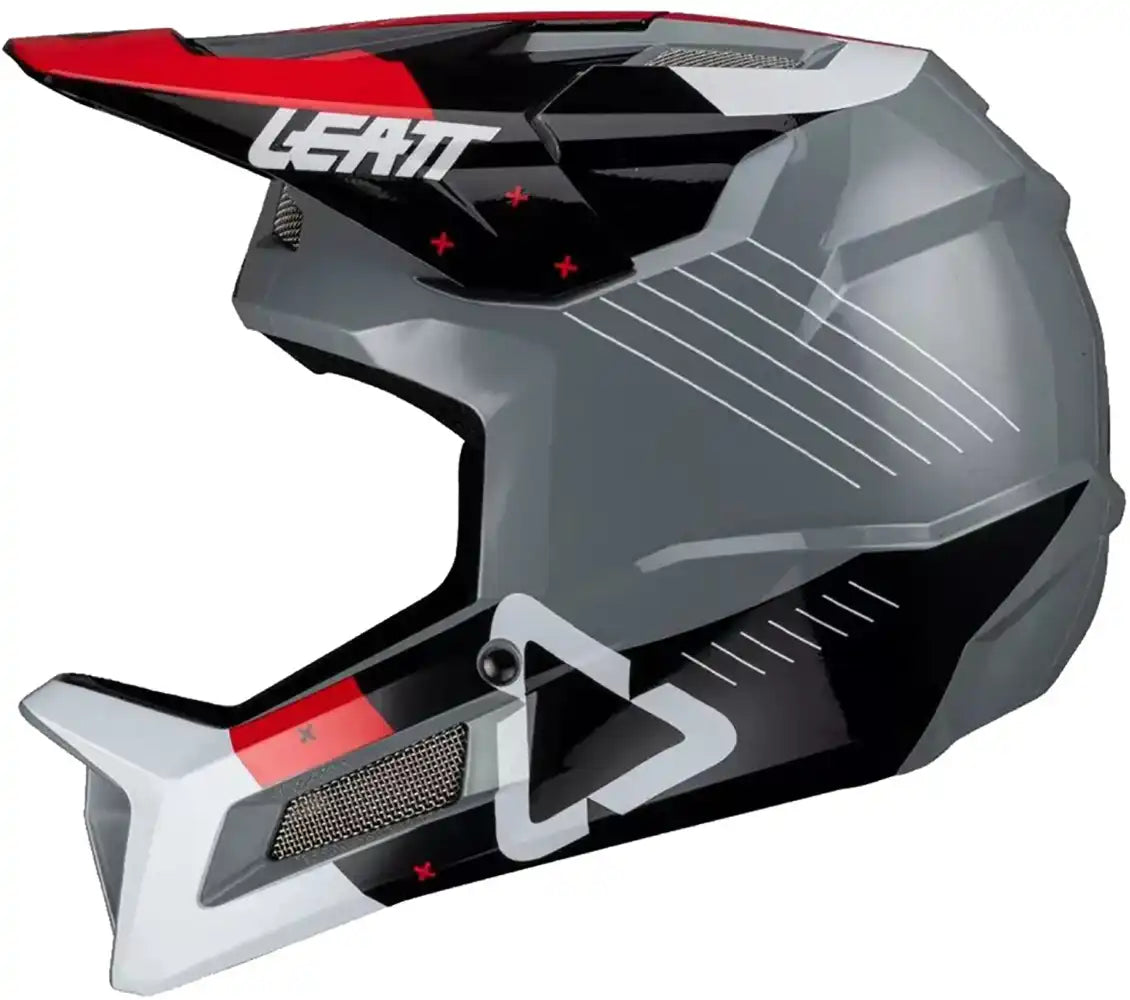Leatt Gravity 2.0 full face helmet with adjustable visor and ventilation for mountain biking protection