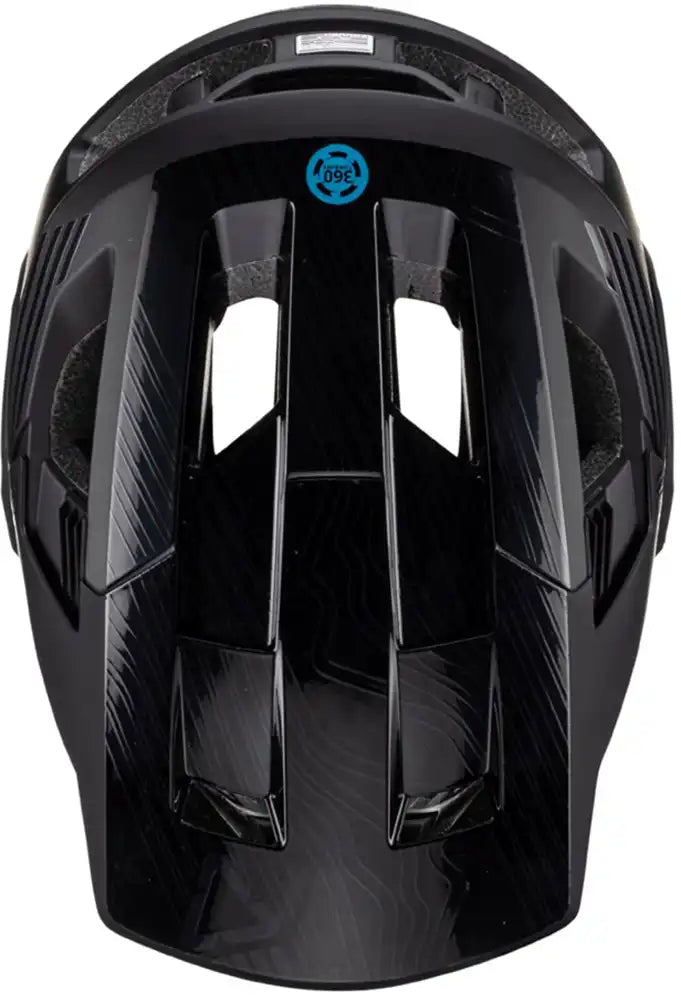 Leatt Enduro 4.0 full face helmet with ventilation and adjustable straps, designed for mountain biking and enduro riding.