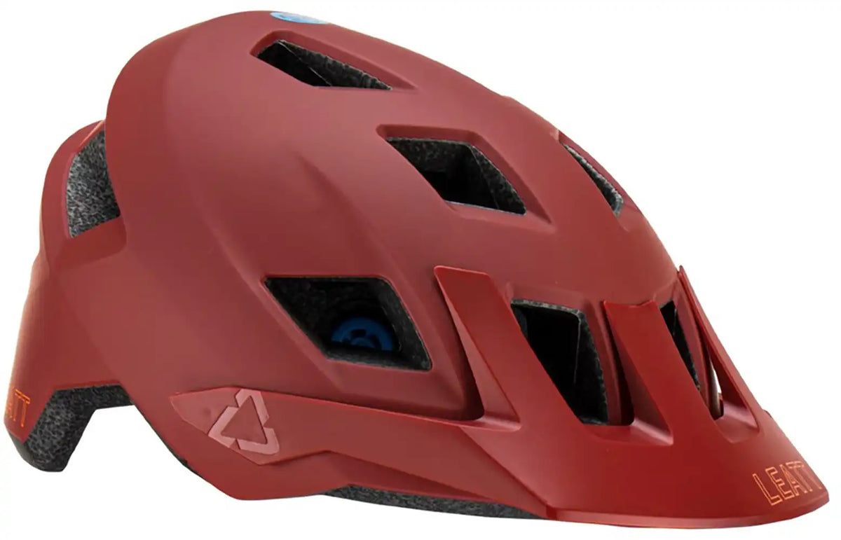 Leatt All Mountain 1.0 MTB helmet with adjustable straps and ventilation for mountain biking safety and comfort.