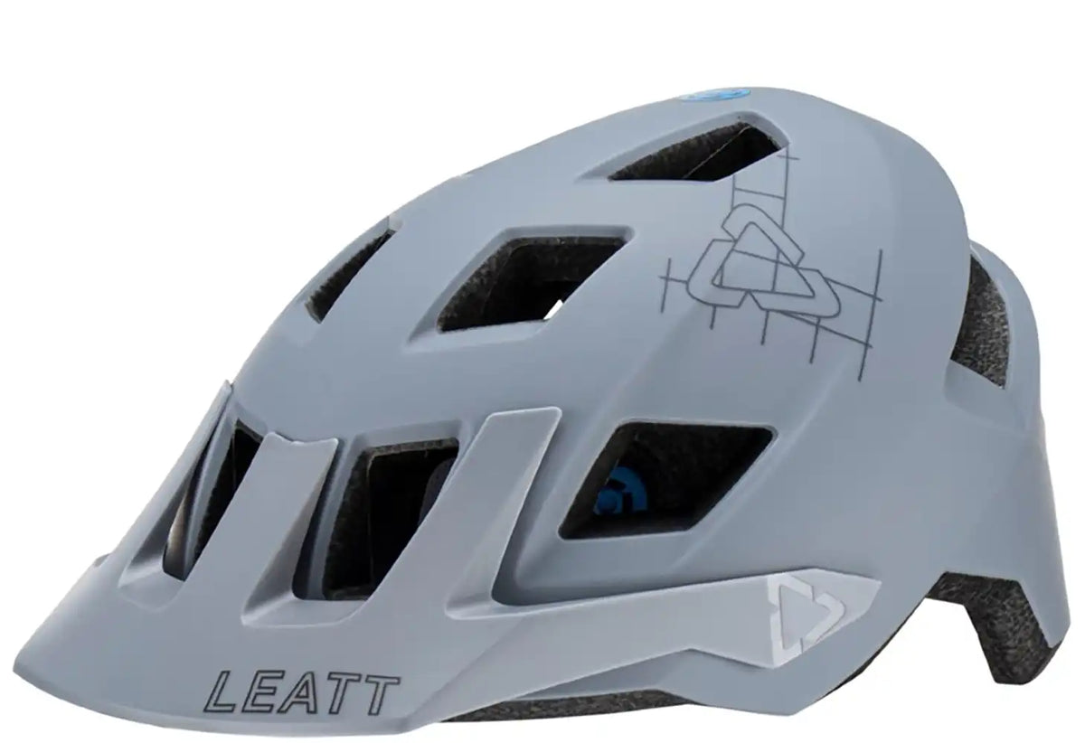 Leatt All Mountain 1.0 MTB helmet with adjustable straps and ventilation for mountain biking safety and comfort.