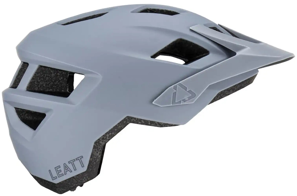 Leatt All Mountain 1.0 MTB helmet with adjustable straps and ventilation, designed for mountain biking safety and comfort.