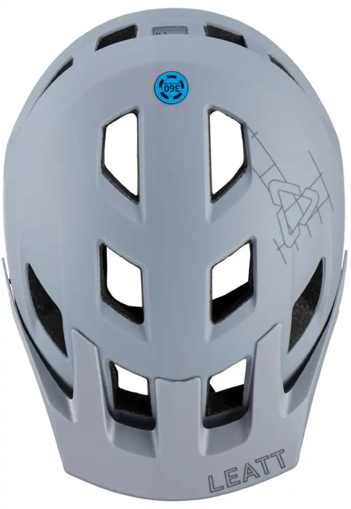 Leatt All Mountain 1.0 MTB helmet with ventilation and adjustable straps, designed for mountain biking safety and comfort.