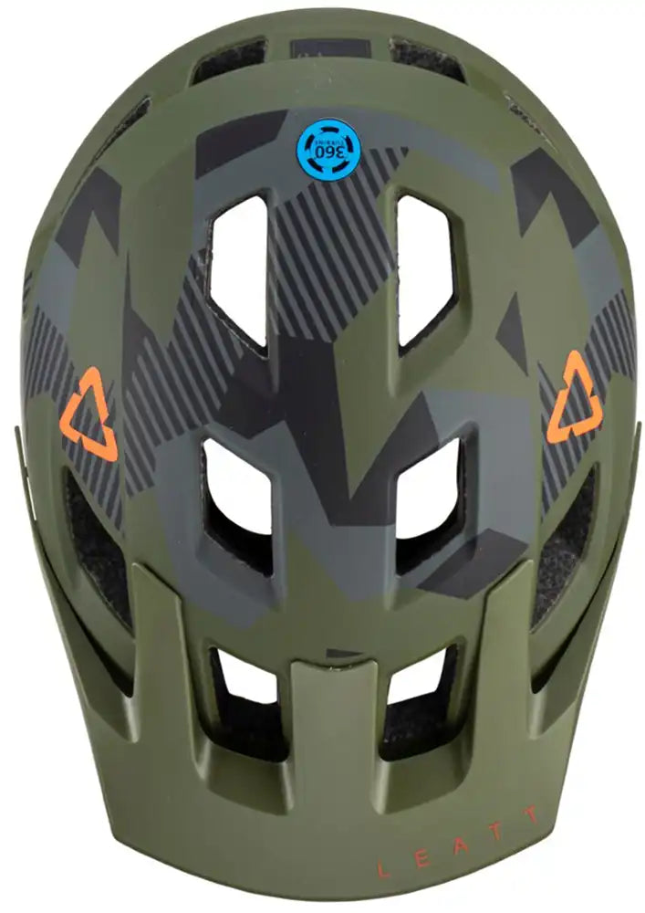 Leatt All Mountain 1.0 Junior MTB helmet with adjustable straps and ventilation for young mountain biking enthusiasts.