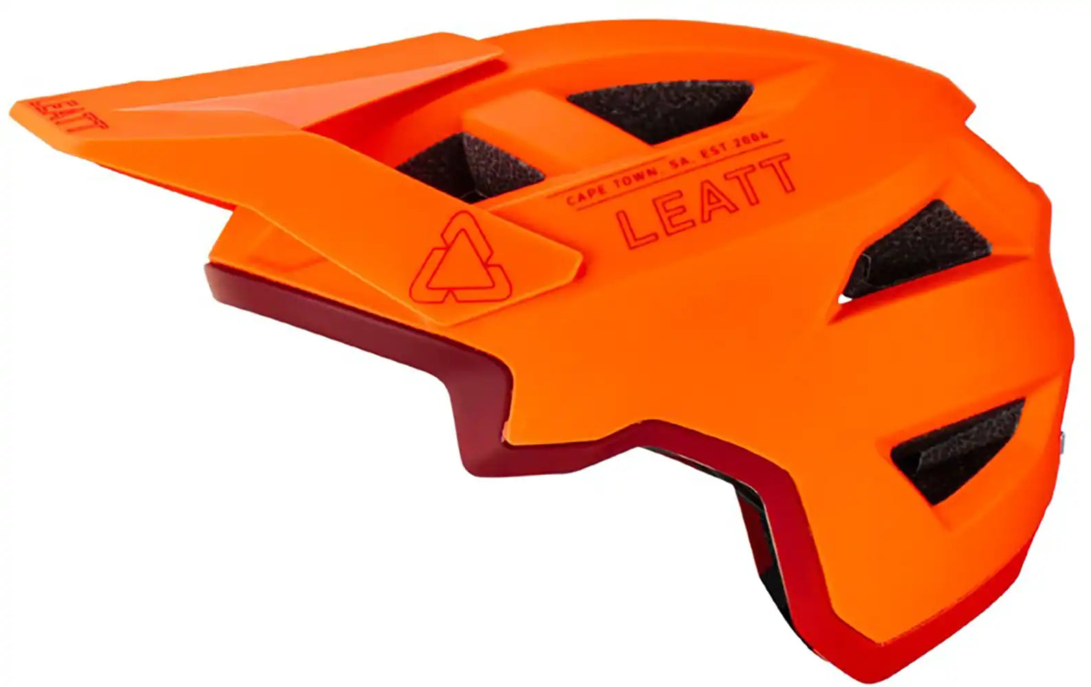 Leatt All Mountain 2.0 MTB helmet with adjustable straps and ventilation, designed for mountain biking safety and comfort.