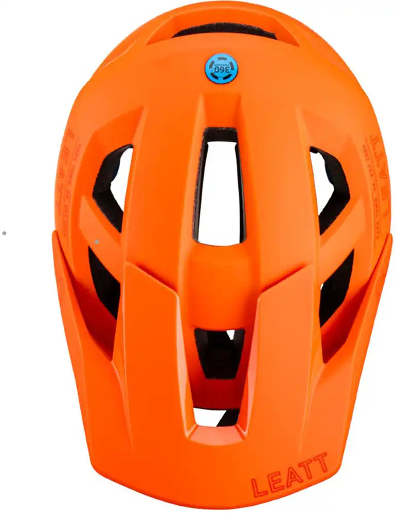 Leatt All Mountain 2.0 MTB helmet with adjustable straps and ventilation, designed for mountain biking safety and comfort.