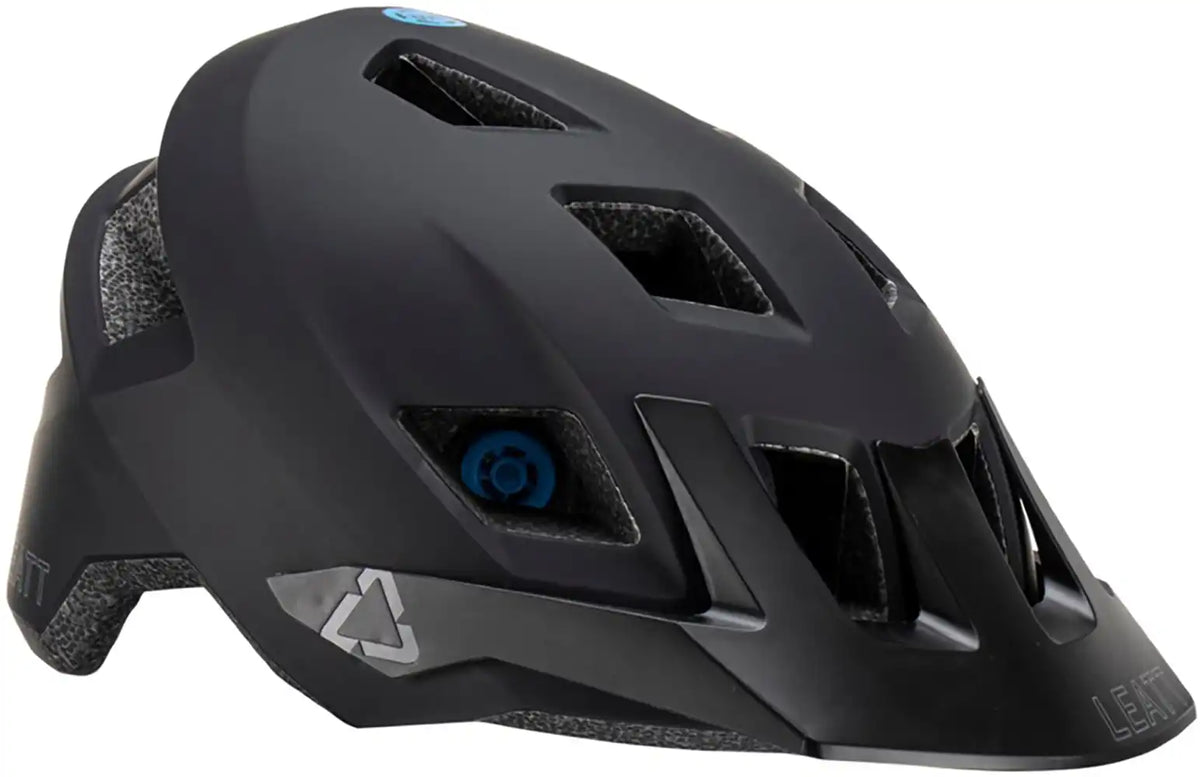 Leatt All Mountain 1.0 MTB helmet with adjustable straps and ventilation for mountain biking protection.