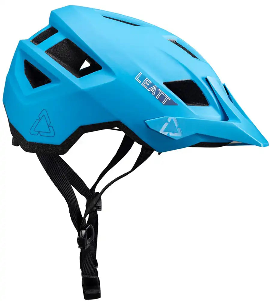 Leatt All Mountain 1.0 MTB helmet with adjustable straps and ventilation for mountain biking protection.