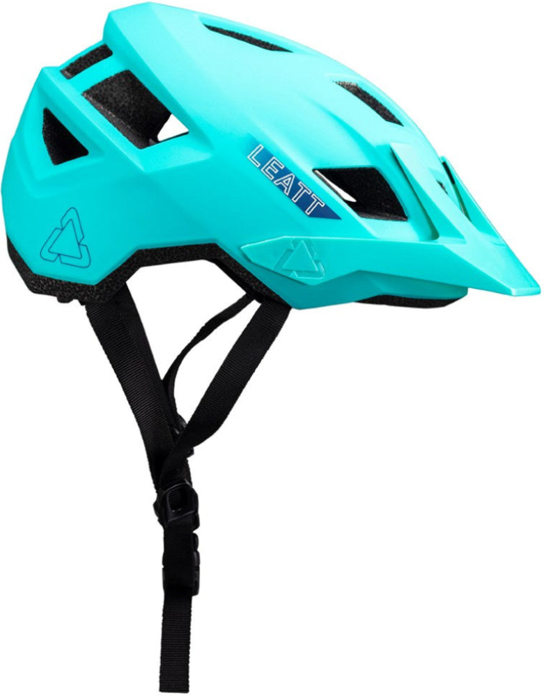 Leatt All Mountain 1.0 Junior MTB helmet with adjustable straps and ventilation for young mountain bikers.