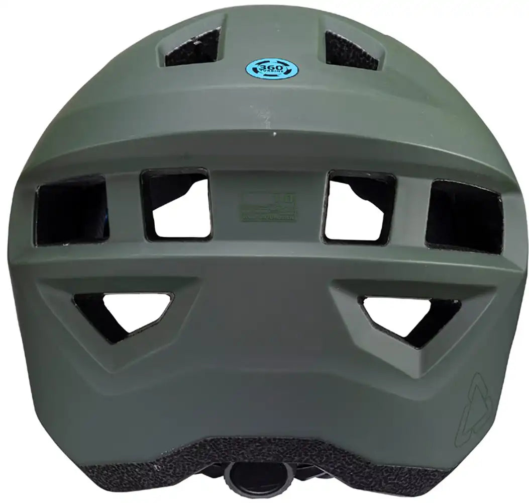 Leatt All Mountain 1.0 MTB helmet with adjustable visor and ventilation, designed for mountain biking safety and comfort.