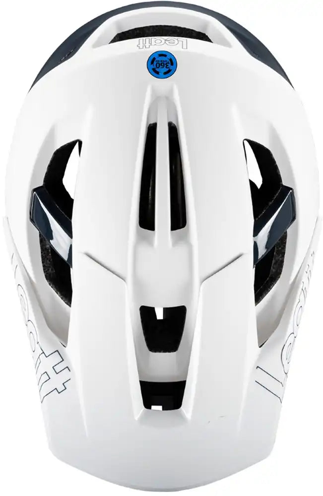 Leatt Enduro 3.0 full face helmet with adjustable visor and ventilation for mountain biking and motocross safety.