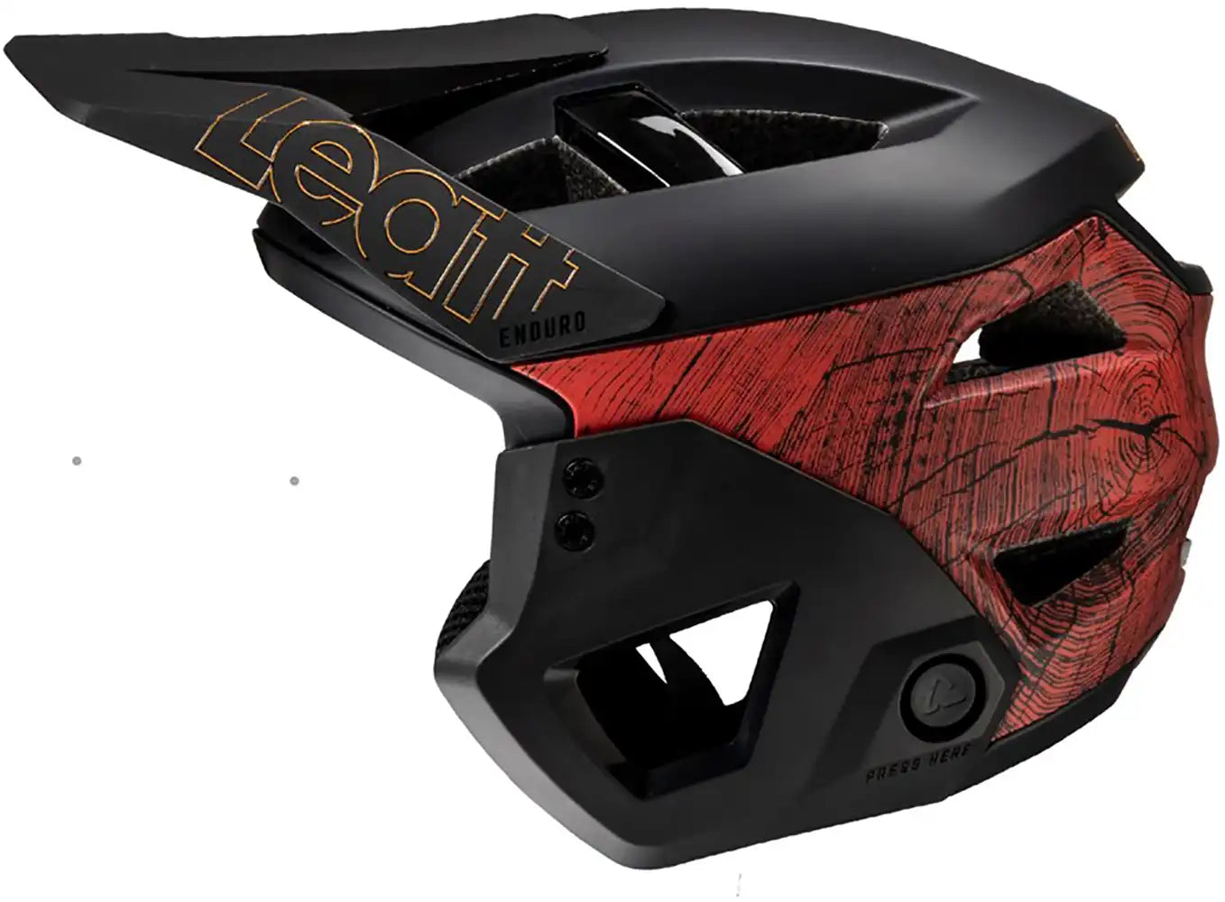 Leatt Enduro 3.0 full face helmet with adjustable visor and ventilation for mountain biking safety and protection