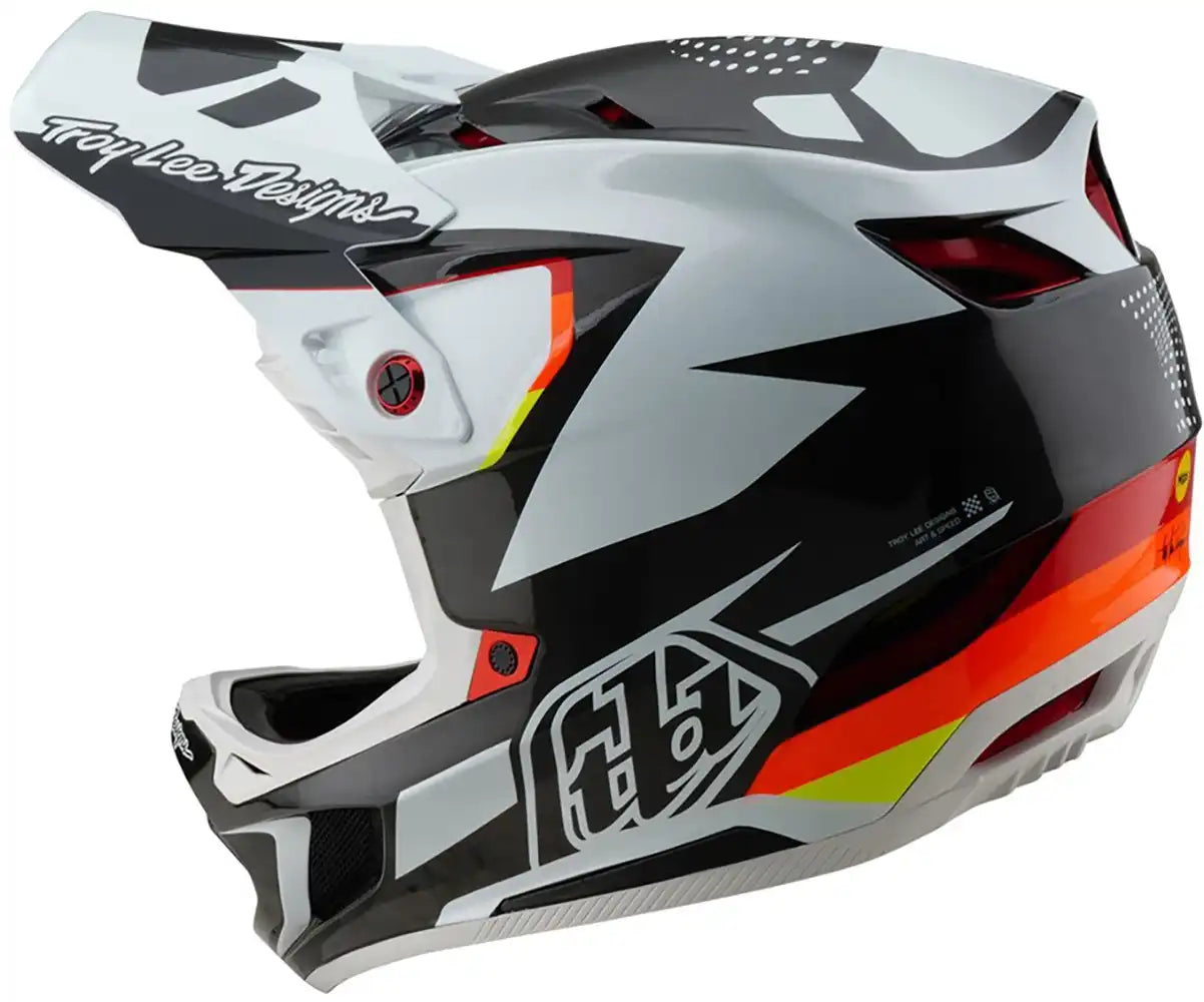 Troy Lee Designs D4 OPTIC Carbon MIPS Full Face Helmet - ABC Bikes
