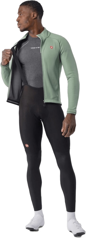 Castelli Competizione men's bib tights, cycling clothing with padded chamois and breathable fabric for comfort during rides.