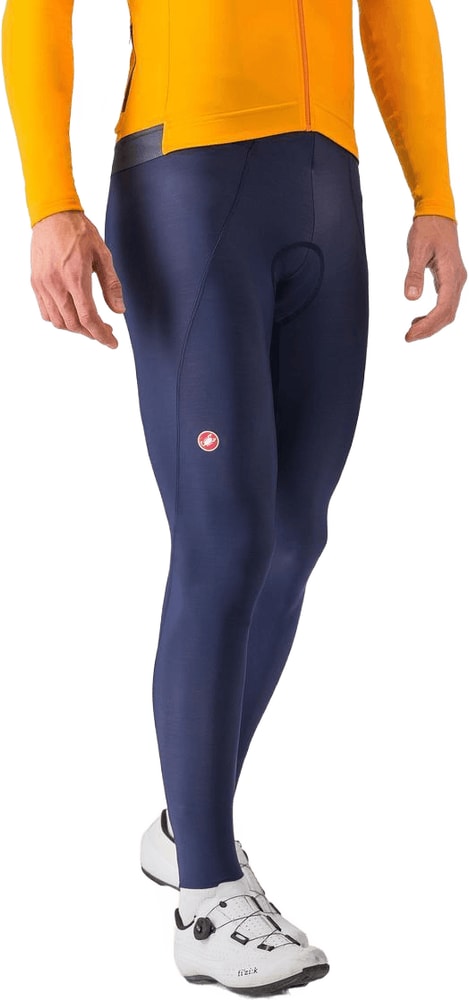 Castelli Espresso men's bib tights featuring a sleek black design and comfortable fit for cycling.