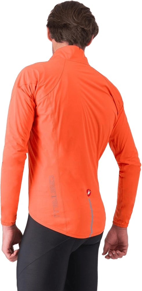Castelli Emergency 3 men's rain jacket made of waterproof clothing material, designed for outdoor protection in wet weather.