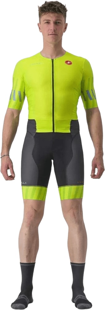 Castelli Free Sanremo 2 SS men's speed suit, lightweight cycling clothing with short sleeves and aerodynamic fit.