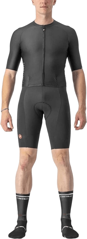 Castelli Sanremo RC men's speed suit, aerodynamic cycling clothing with a sleek design and performance fabric.