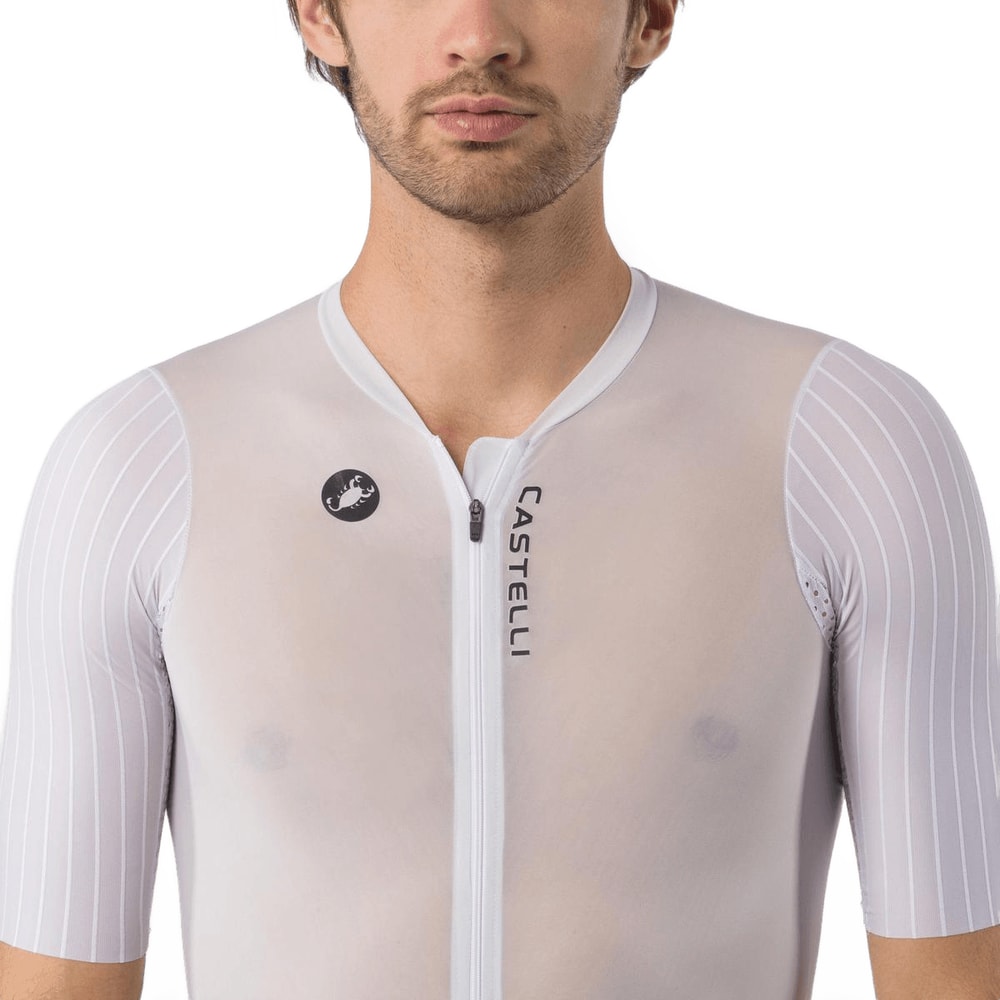 Castelli PR 3 men's speed suit for cycling, featuring a sleek aerodynamic design and high-performance fabric.