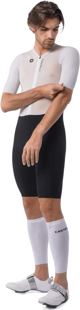 Castelli PR 3 men's speed suit, lightweight cycling clothing with aerodynamic fit and full zipper, designed for racing.