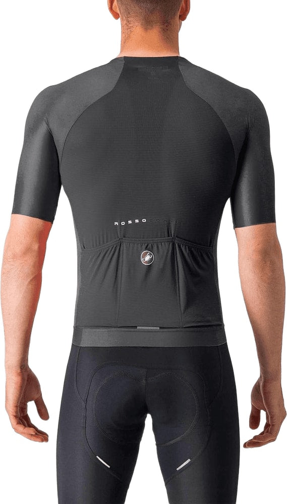 Castelli Aero Race 7.0 SS men's cycling jersey in sleek, aerodynamic design with short sleeves and technical fabric.