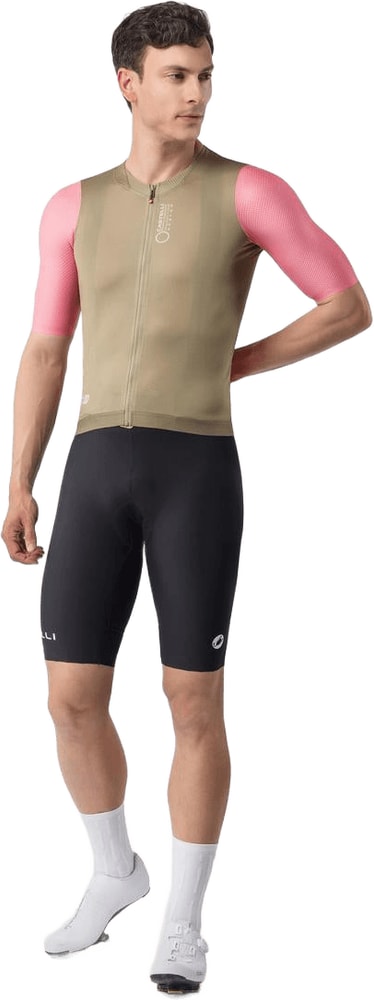 Castelli Corretto SS men's cycling jersey in lightweight fabric with short sleeves and bright color accents.