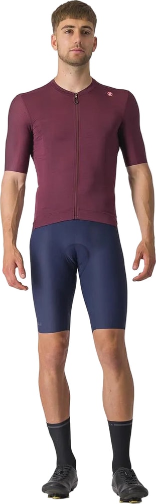 Castelli Espresso SS men's cycling jersey in lightweight fabric with short sleeves, featuring a sleek design and vibrant colors.