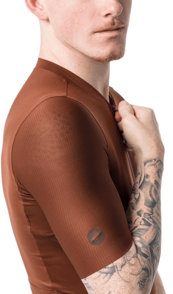 Castelli Espresso 2 SS men's cycling jersey in lightweight, breathable fabric with short sleeves and a full front zipper.