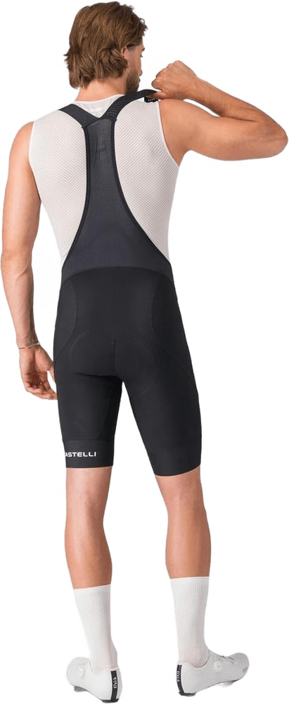 Castelli Endurance 4 men's bib knicks, cycling clothing with padded chamois and breathable fabric for comfortable long rides.