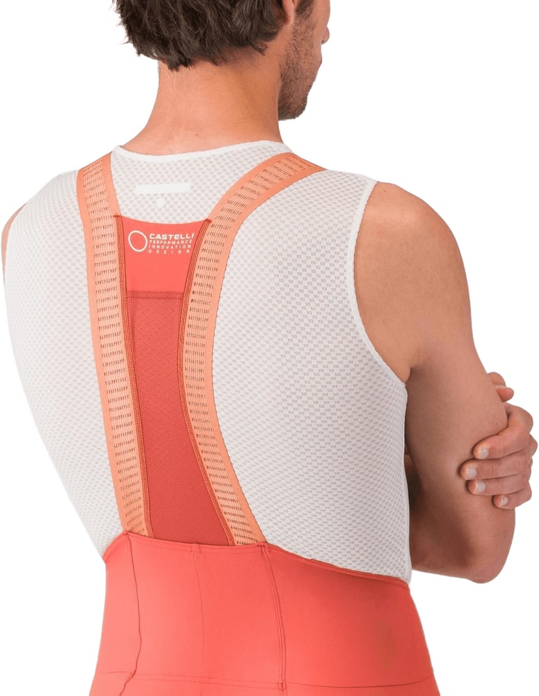 Castelli Espresso 2 men's bib knicks, black cycling apparel with adjustable straps and padded seat, designed for comfort and performance.