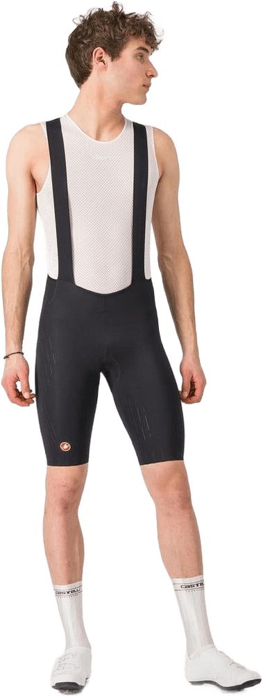 Castelli Free Aero Race S men's bib knicks, lightweight cycling clothing with aerodynamic fit and chamois for performance riding.