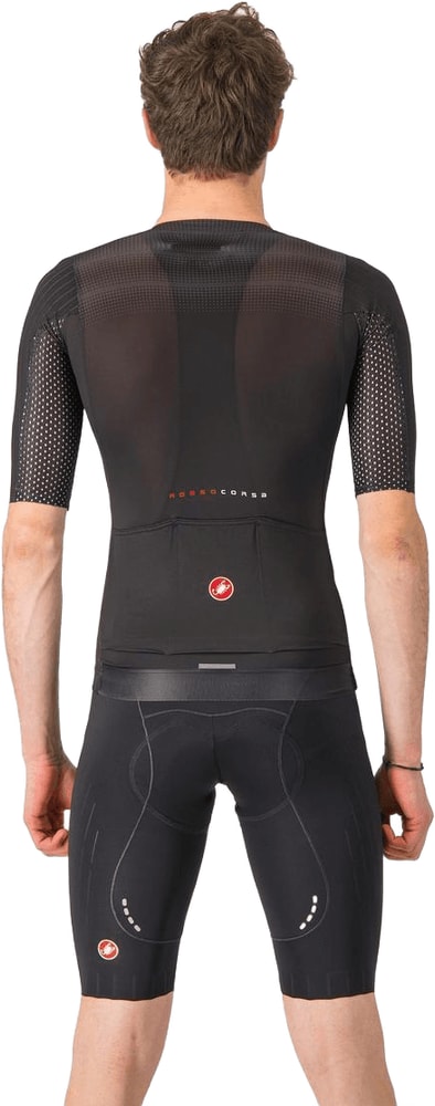 Castelli Free Aero Race S men's bib knicks, cycling clothing with aerodynamic fit and padded chamois for comfort.