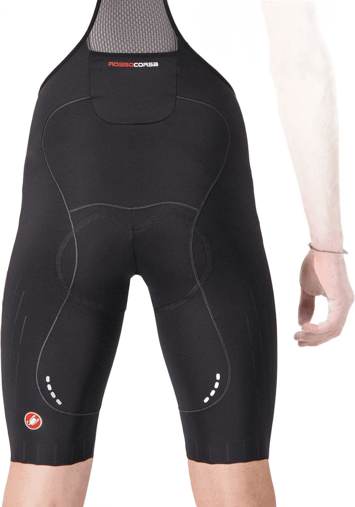 Castelli Free Aero Race S men's bib knicks with aerodynamic fit, technical fabric, and adjustable straps for cycling comfort.