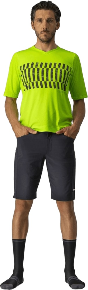 Castelli Trail Tech SS men's MTB jersey showing lightweight fabric, short sleeves, and mountain biking design.