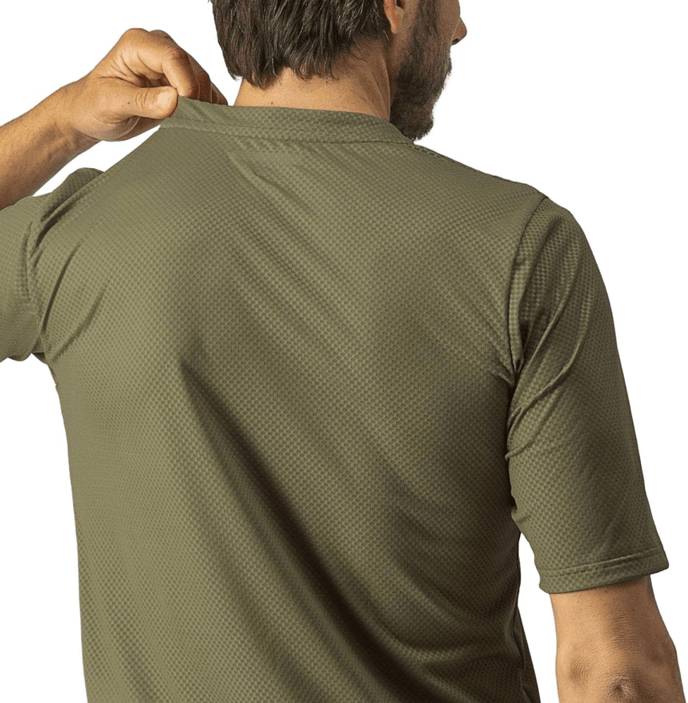 Castelli Trail Tech SS men's mountain biking jersey in lightweight, breathable fabric with short sleeves and technical design.