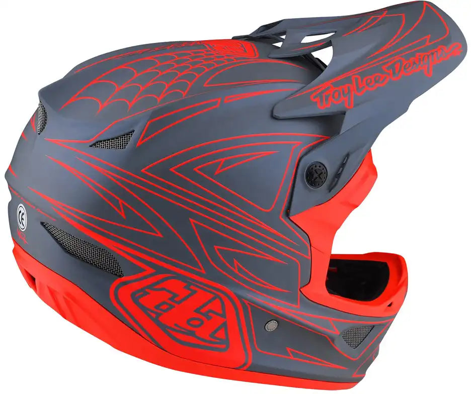 Troy Lee Designs D3 Fiberlite Spiderstripe Full Face Helmet - ABC Bikes