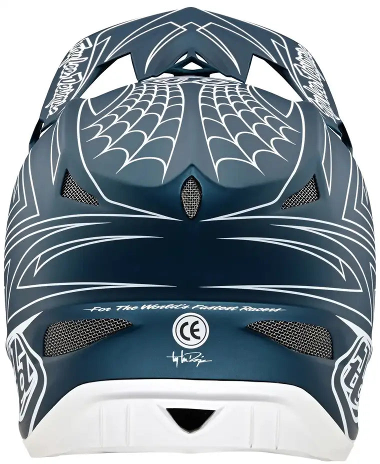 Troy Lee Designs D3 Fiberlite Spiderstripe Full Face Helmet - ABC Bikes