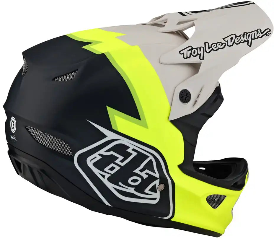 Troy Lee Designs D3 Fiberlite Volt Full Face Helmet - ABC Bikes