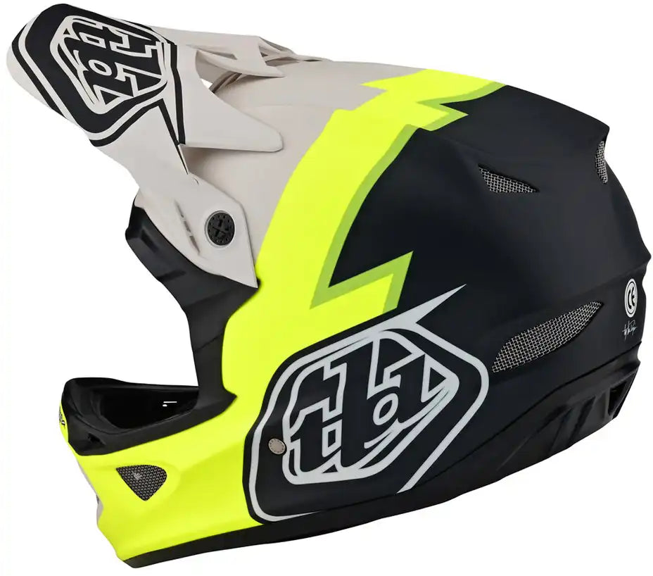 Troy Lee Designs D3 Fiberlite Volt Full Face Helmet - ABC Bikes