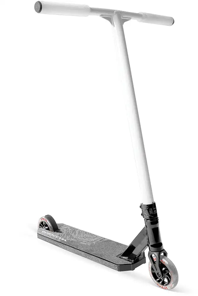MGP Viral Extreme scooter with Yinyang design, featuring black and white graphics and sturdy handlebars for street riding.
