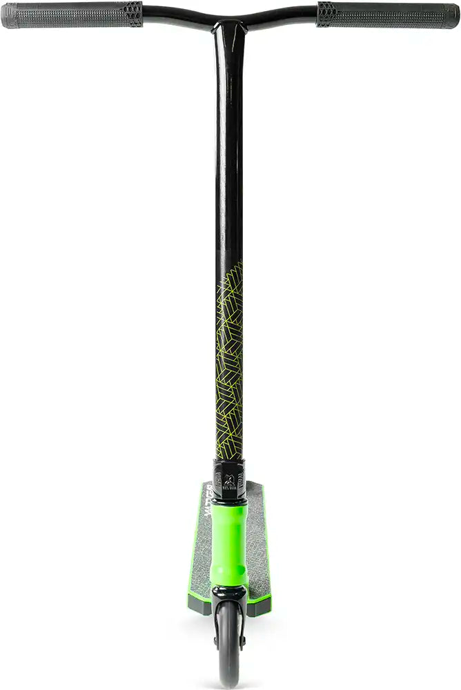 MGP Viral Purge Jade scooter with sleek deck and handlebars, designed for stunt riding and urban commuting.