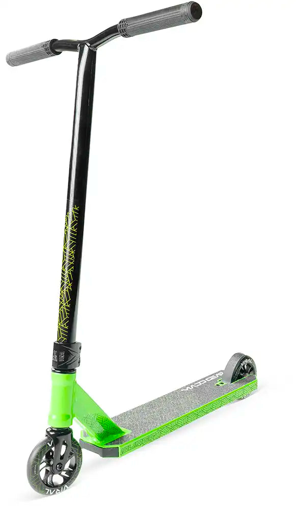 MGP Viral Purge Jade scooter with sleek design, green color, and modern deck for freestyle riding and tricks.