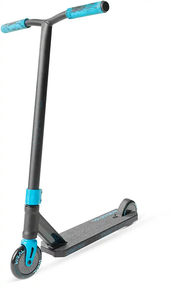 MGP Viral Rave scooter in vibrant colors with a sleek design, suitable for extreme riding and stunt performances.
