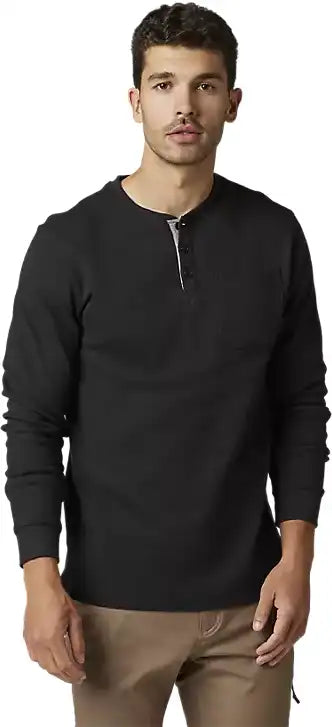 Fox Grunt Work Henley LS Mens T-Shirt - ABC Bikes