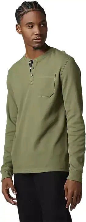 Fox Grunt Work Henley LS Mens T-Shirt - ABC Bikes