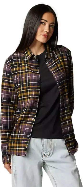Fox Foxlover Stretch Flannel Womens Shirt - ABC Bikes