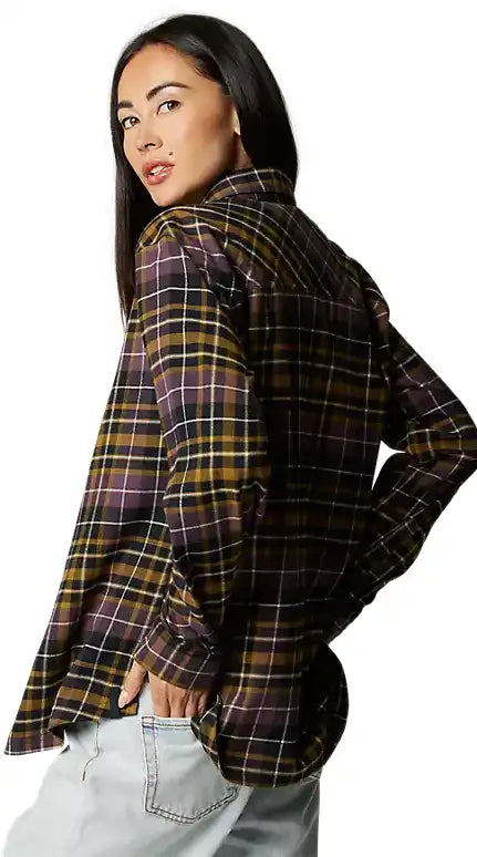 Fox Foxlover Stretch Flannel Womens Shirt - ABC Bikes