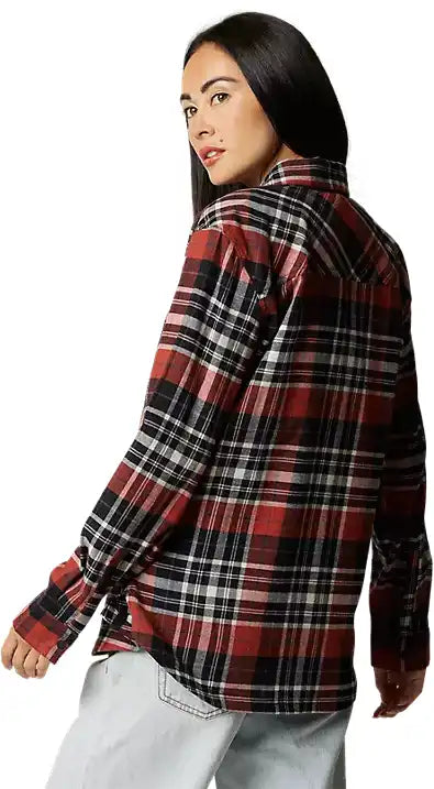 Fox Foxlover Stretch Flannel Womens Shirt - ABC Bikes