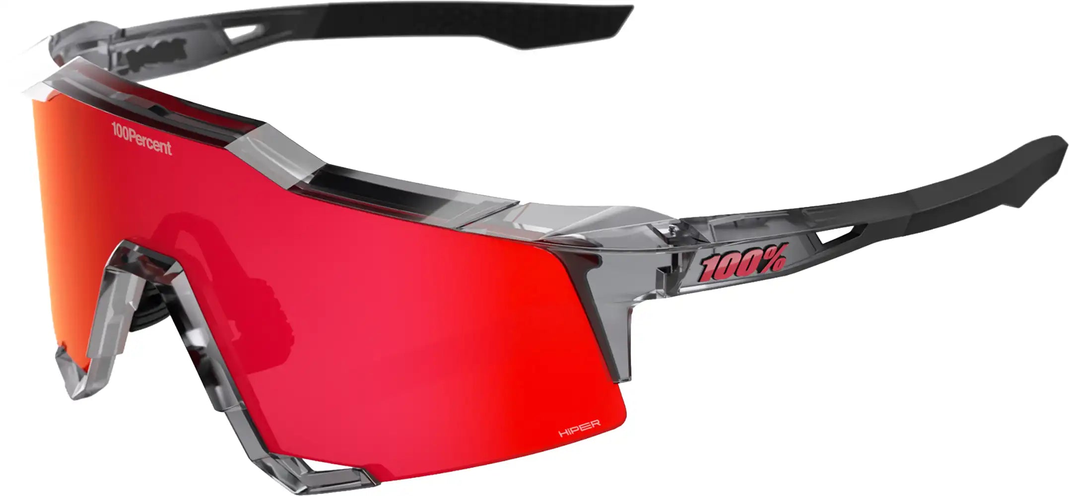 100% Speedcraft MLB glasses in clear lens with black frame, sports sunglasses accessory for baseball fans