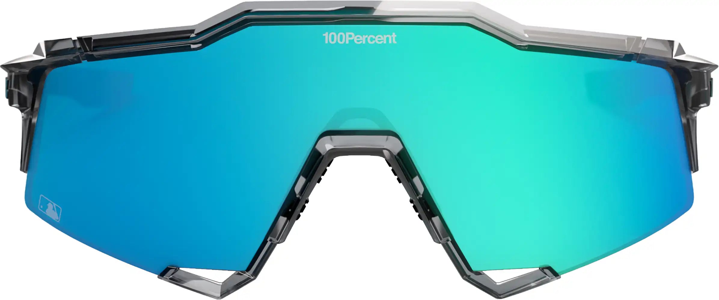 100% Speedcraft MLB glasses with clear lenses and sporty frame, designed as stylish baseball accessories for active wear.