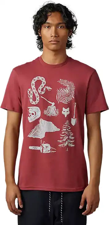 Fox Track Beast SS Premium Mens T-Shirt - ABC Bikes